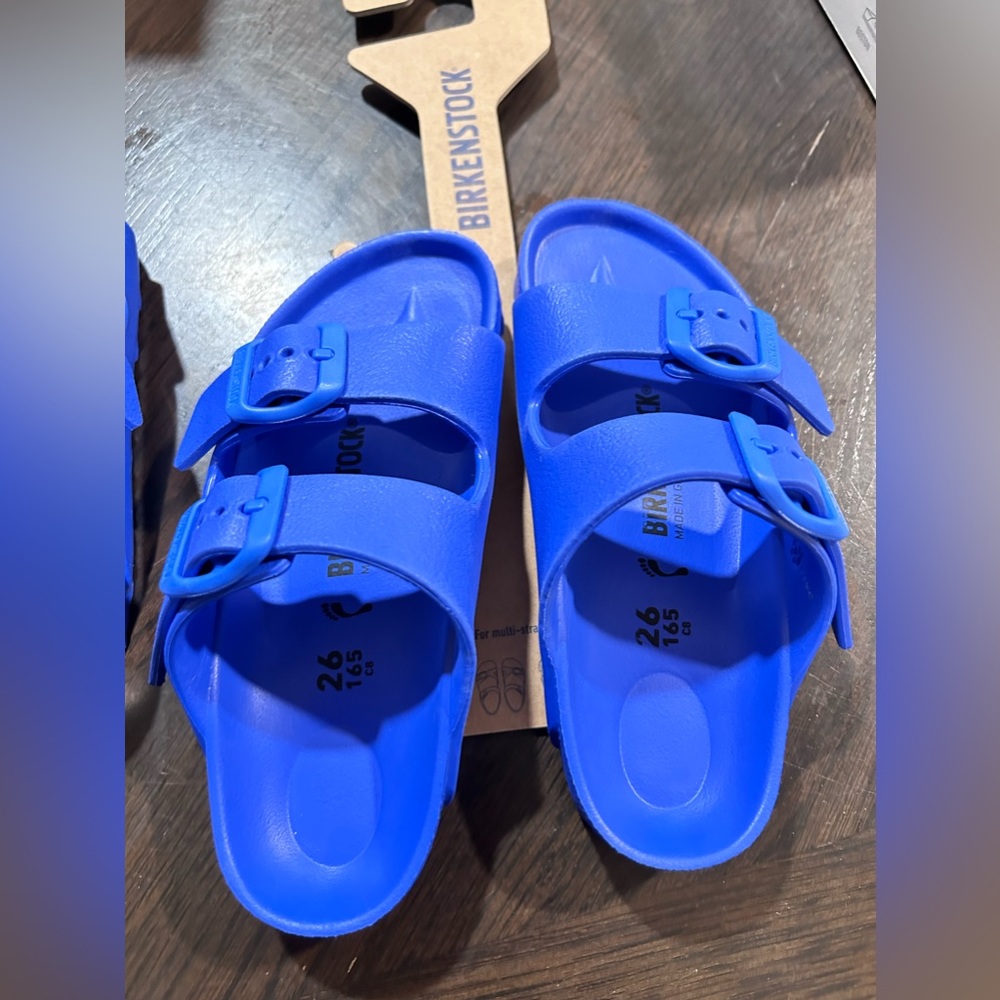 KIDS' BIRKENSTOCK TODDLER & LITTLE KID ARIZONA FOOTBED SANDALS Child size 8